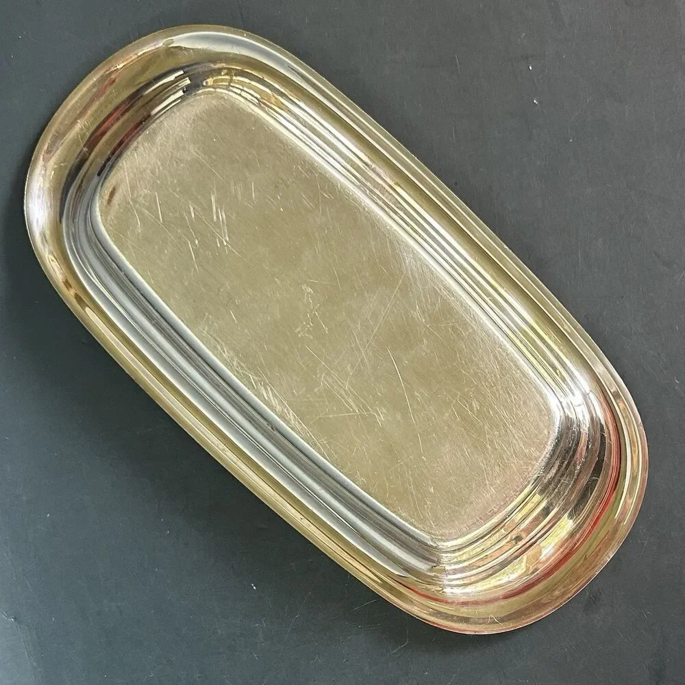 Vintage Silverplate, Butter Dish Elegant Patterned Pineapple Top, Glass insert
